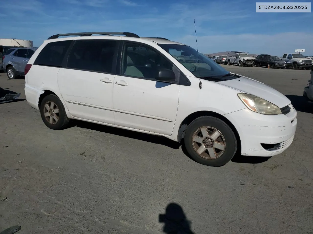 2005 Toyota Sienna Ce VIN: 5TDZA23C85S320225 Lot: 77160134