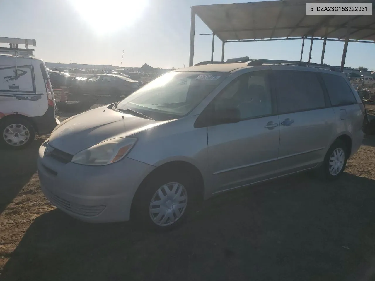 2005 Toyota Sienna Ce VIN: 5TDZA23C15S222931 Lot: 77575844