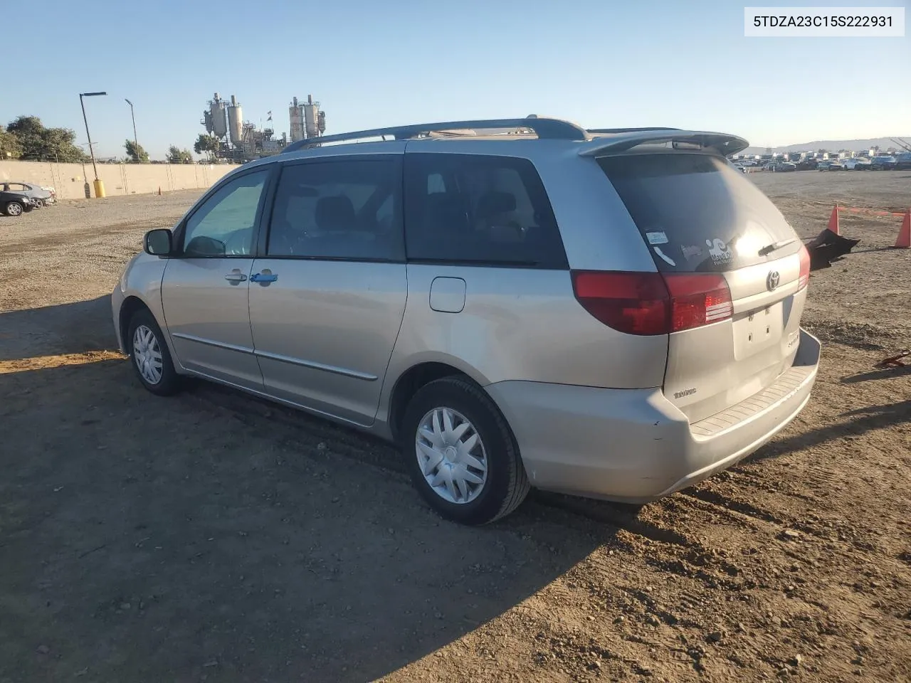 2005 Toyota Sienna Ce VIN: 5TDZA23C15S222931 Lot: 77575844