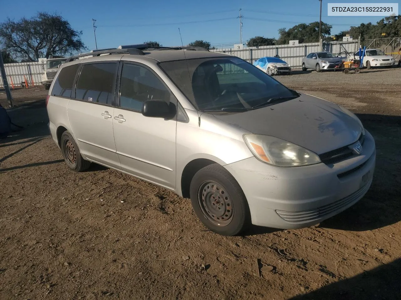 5TDZA23C15S222931 2005 Toyota Sienna Ce