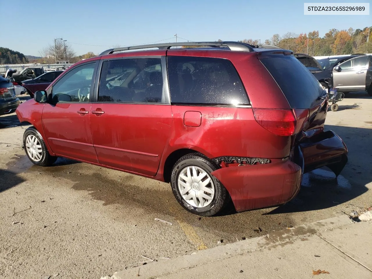 2005 Toyota Sienna Ce VIN: 5TDZA23C65S296989 Lot: 77637014