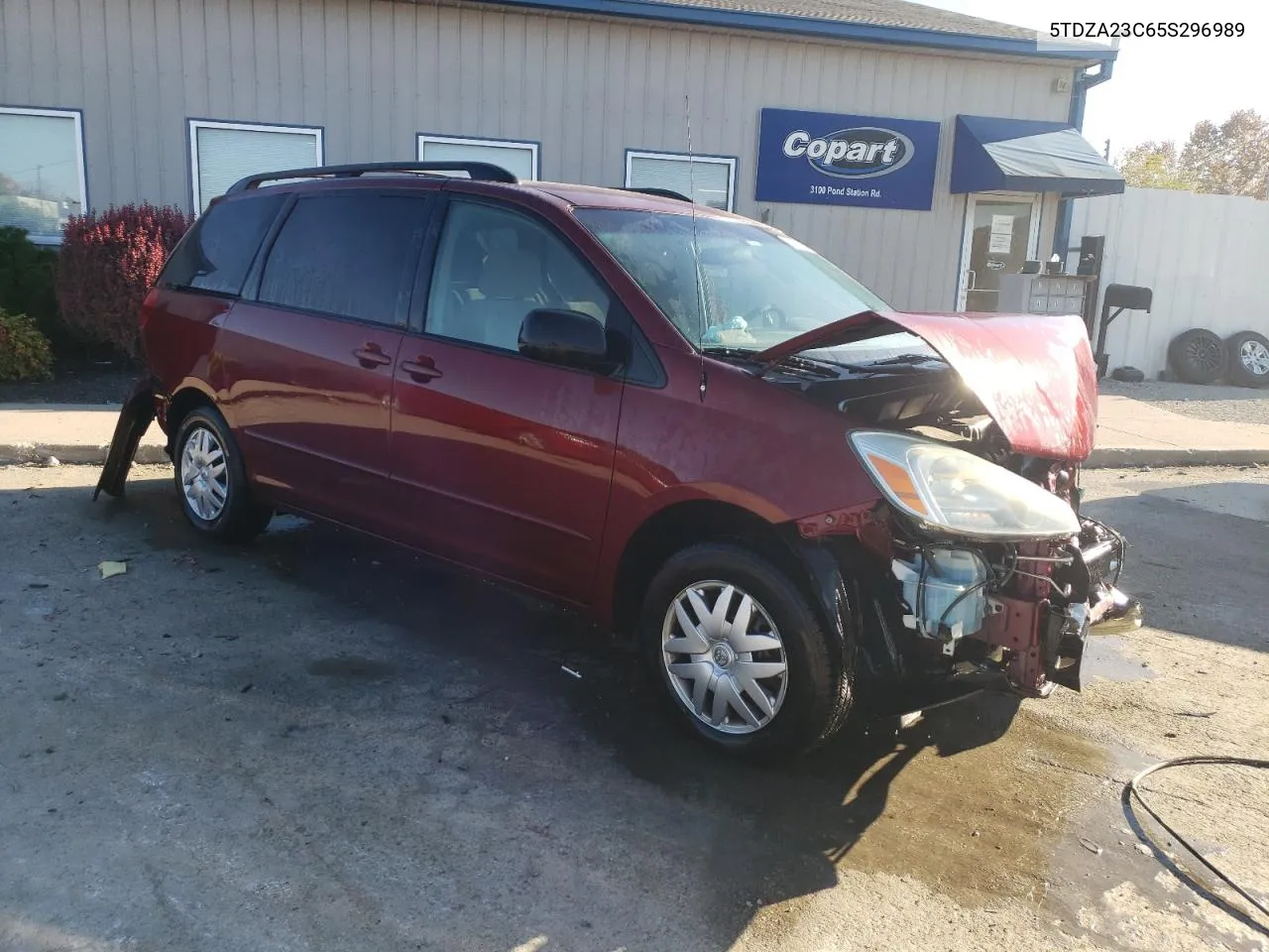 2005 Toyota Sienna Ce VIN: 5TDZA23C65S296989 Lot: 77637014