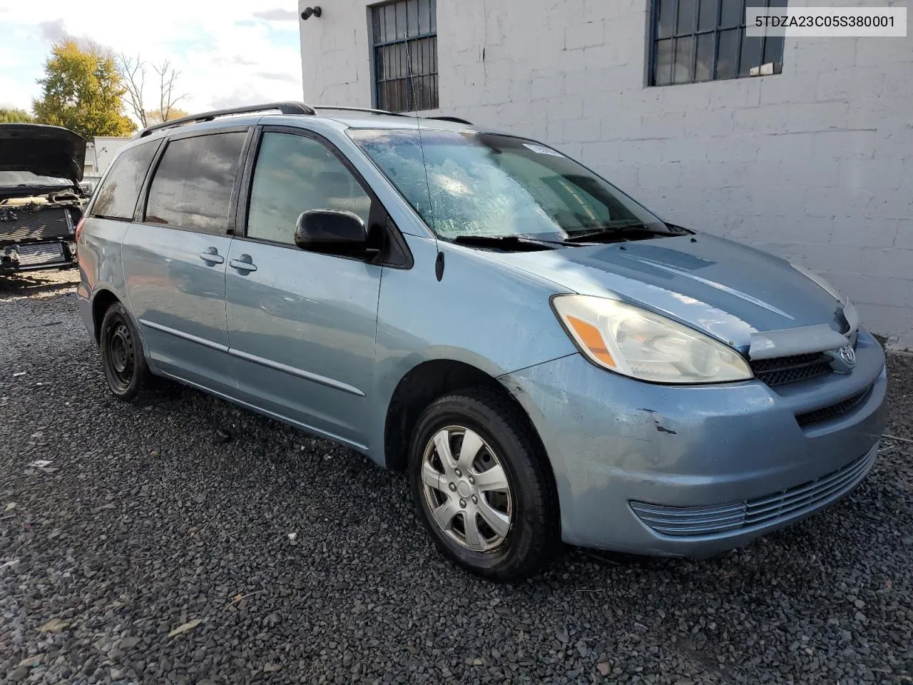 2005 Toyota Sienna Ce VIN: 5TDZA23C05S380001 Lot: 77953904