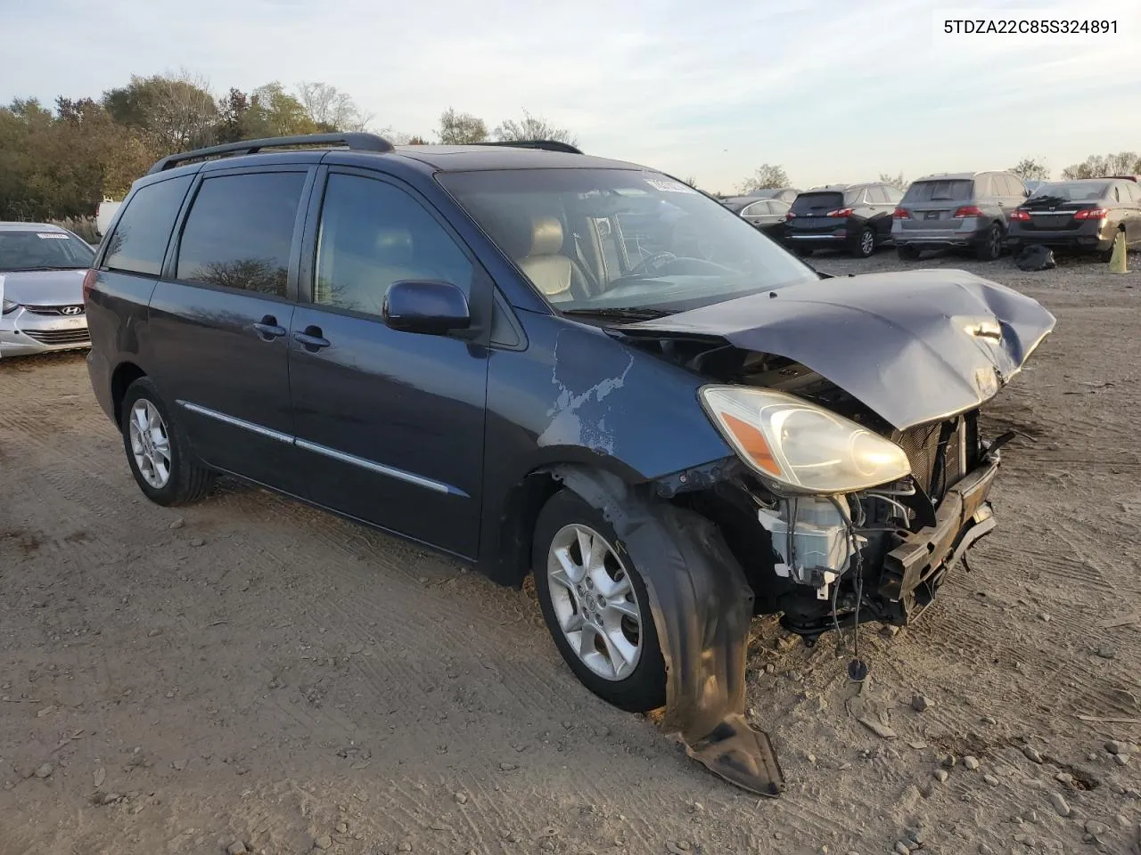 2005 Toyota Sienna Xle VIN: 5TDZA22C85S324891 Lot: 78310274