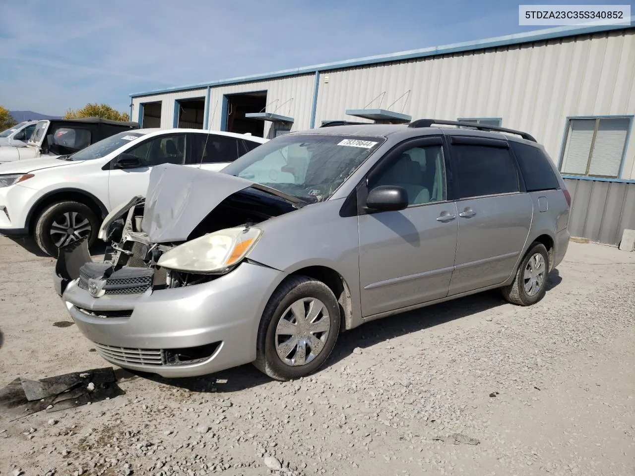 2005 Toyota Sienna Ce VIN: 5TDZA23C35S340852 Lot: 78378644