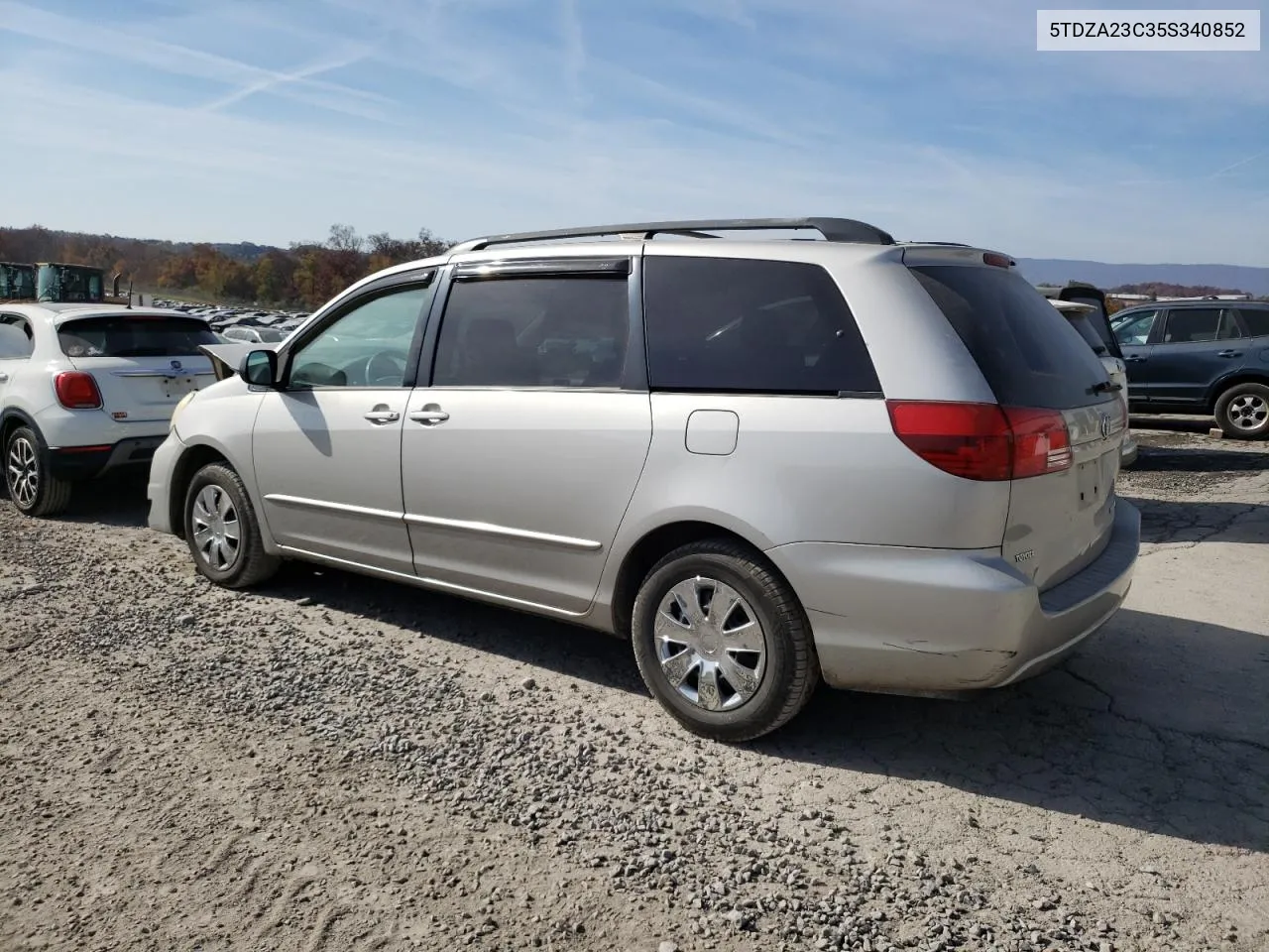 2005 Toyota Sienna Ce VIN: 5TDZA23C35S340852 Lot: 78378644