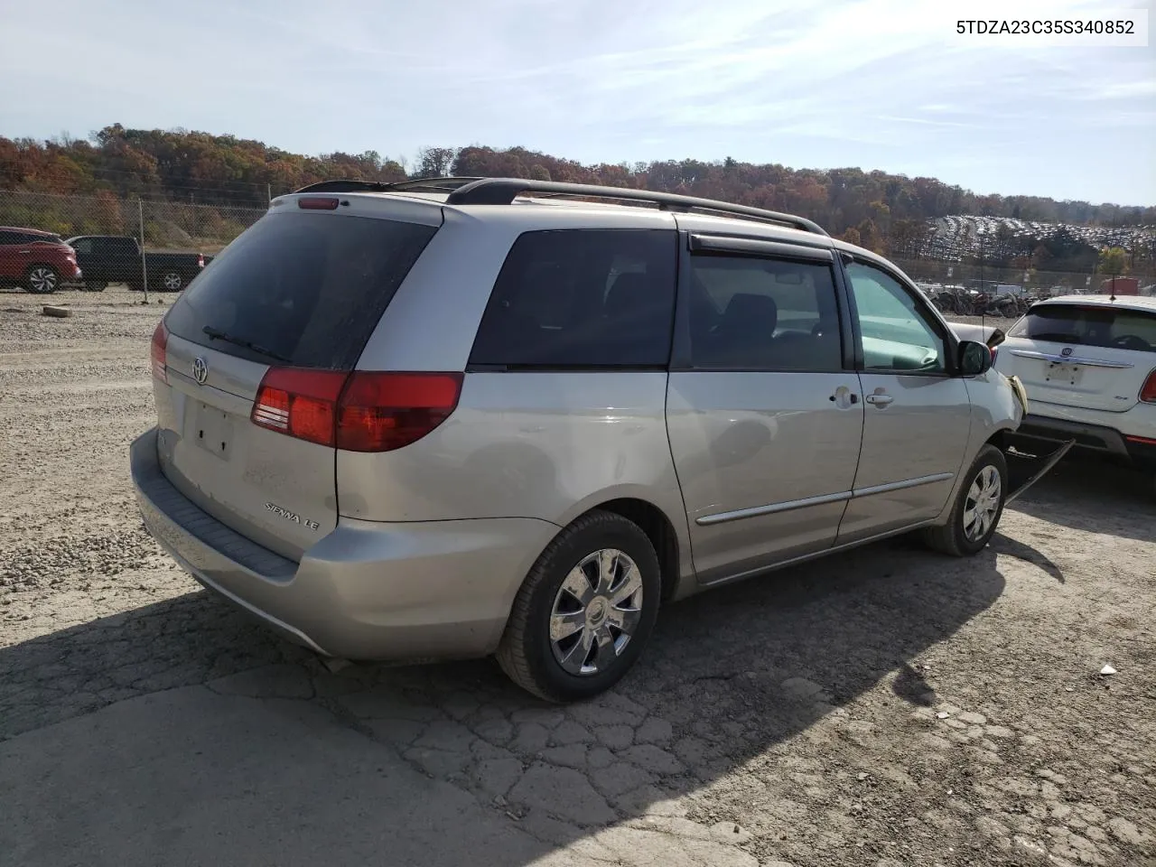 2005 Toyota Sienna Ce VIN: 5TDZA23C35S340852 Lot: 78378644