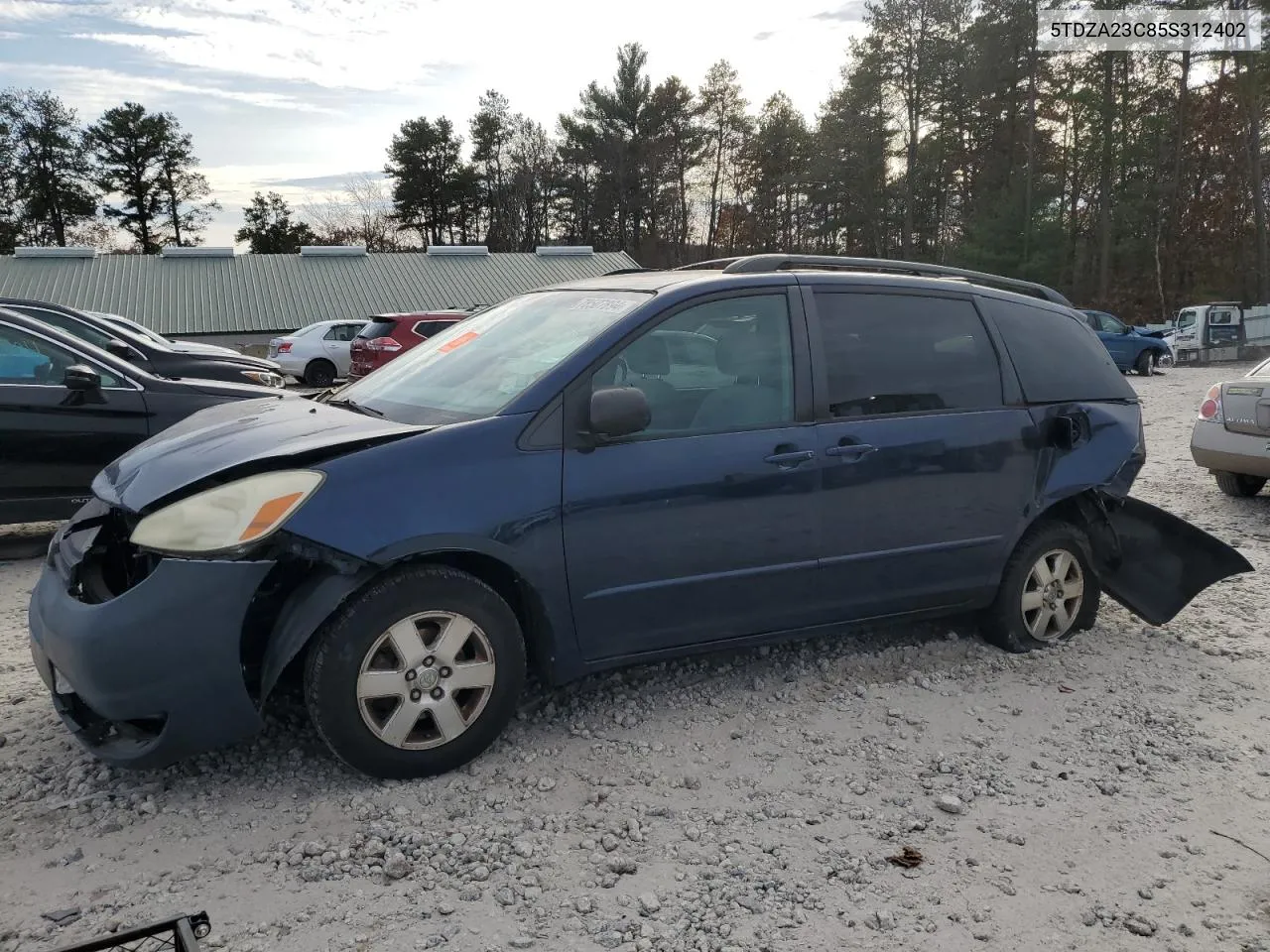 2005 Toyota Sienna Ce VIN: 5TDZA23C85S312402 Lot: 78507894