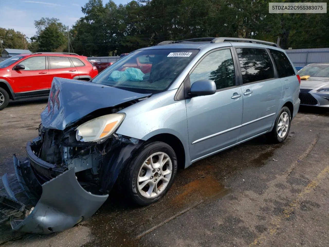 2005 Toyota Sienna Xle VIN: 5TDZA22C95S383075 Lot: 78530864