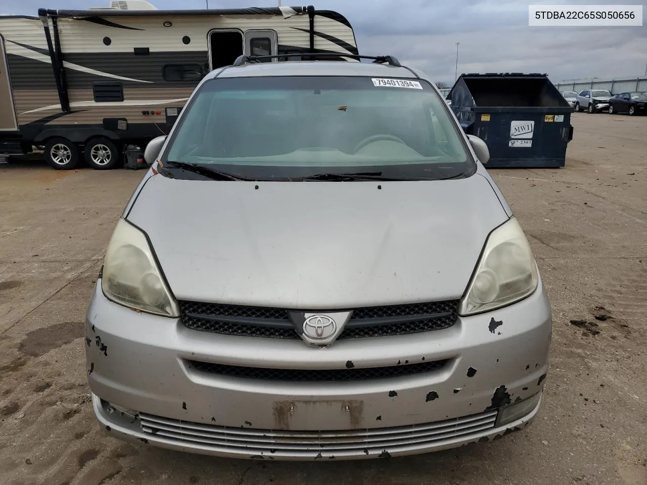 2005 Toyota Sienna Xle VIN: 5TDBA22C65S050656 Lot: 79401394