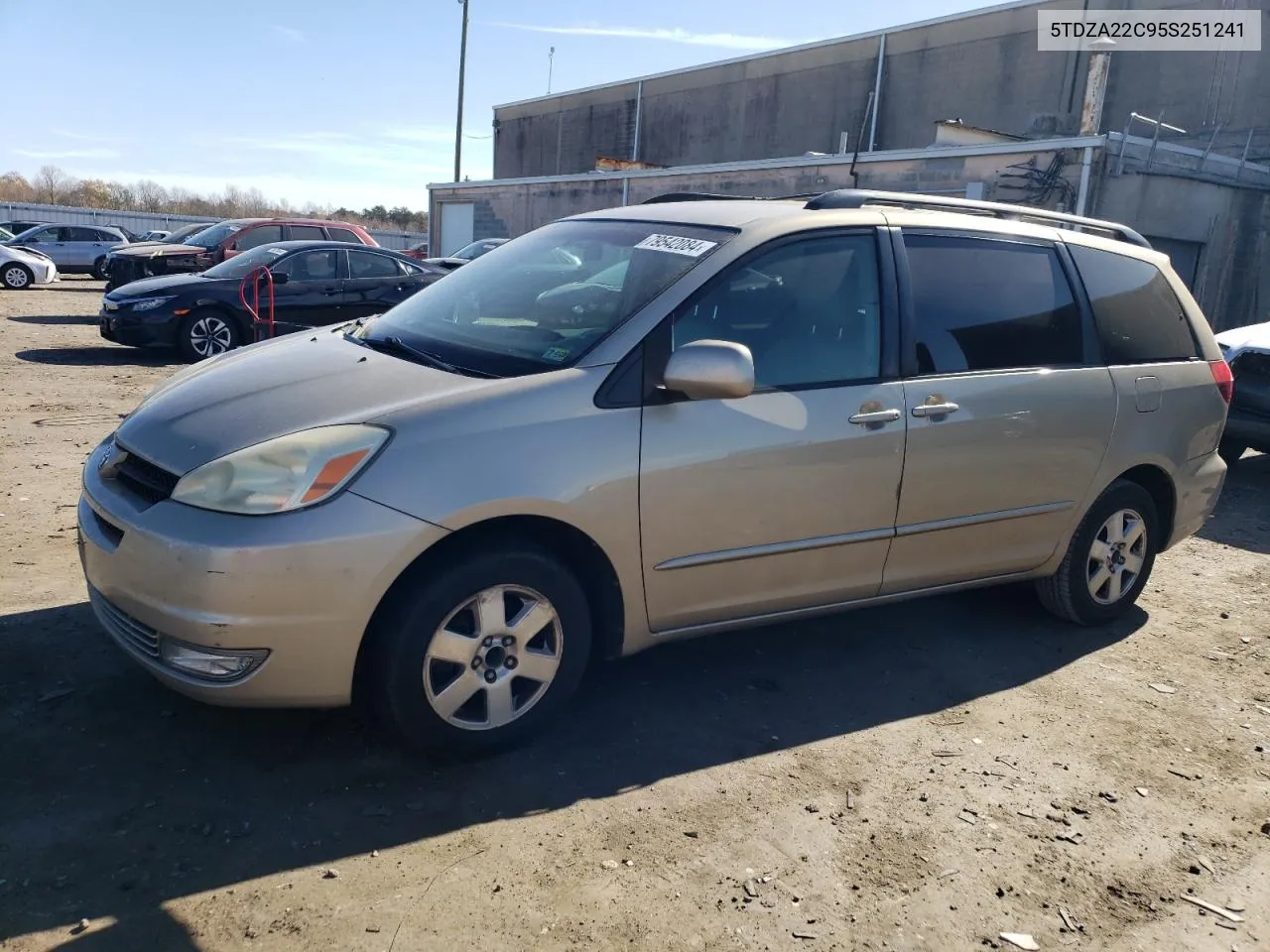 2005 Toyota Sienna Xle VIN: 5TDZA22C95S251241 Lot: 79542084