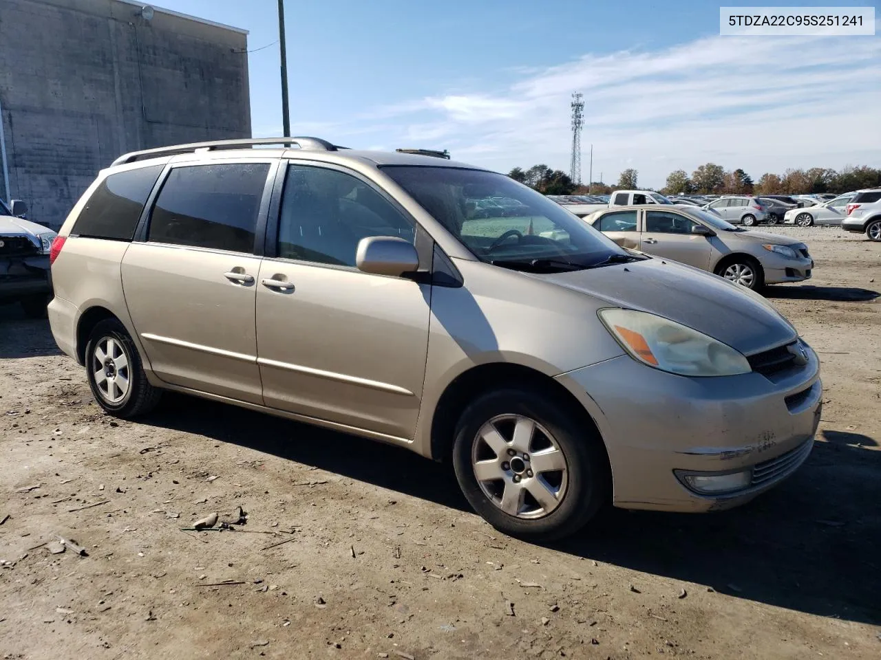 2005 Toyota Sienna Xle VIN: 5TDZA22C95S251241 Lot: 79542084