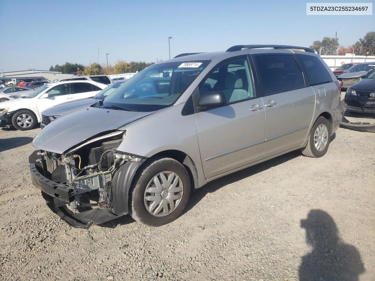 2005 Toyota Sienna Ce VIN: 5TDZA23C25S234697 Lot: 79869714