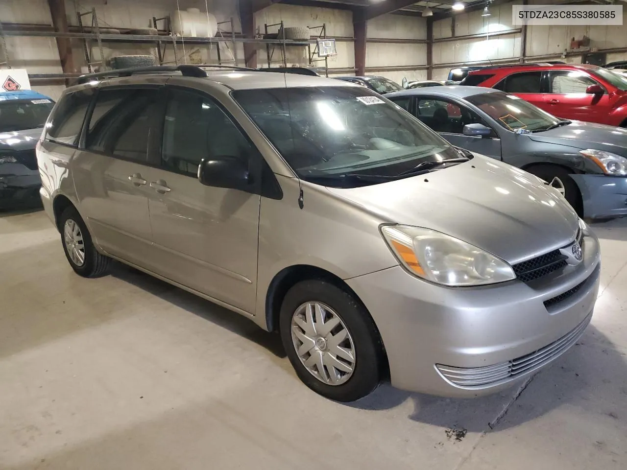 2005 Toyota Sienna Ce VIN: 5TDZA23C85S380585 Lot: 80124184