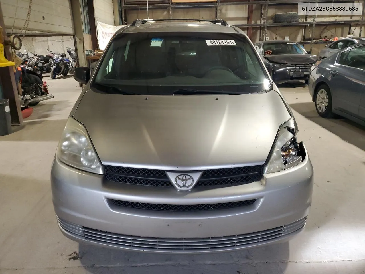 2005 Toyota Sienna Ce VIN: 5TDZA23C85S380585 Lot: 80124184