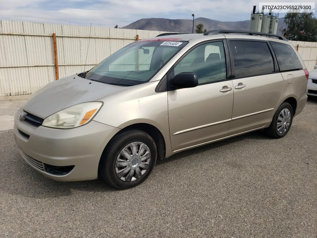 2005 Toyota Sienna Ce VIN: 5TDZA23C95S279300 Lot: 80254404