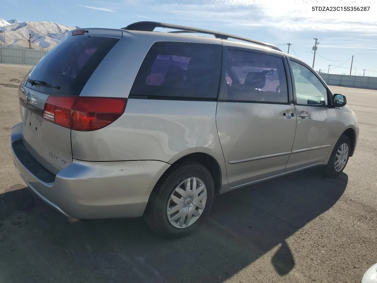 2005 Toyota Sienna Ce VIN: 5TDZA23C15S356287 Lot: 80489094