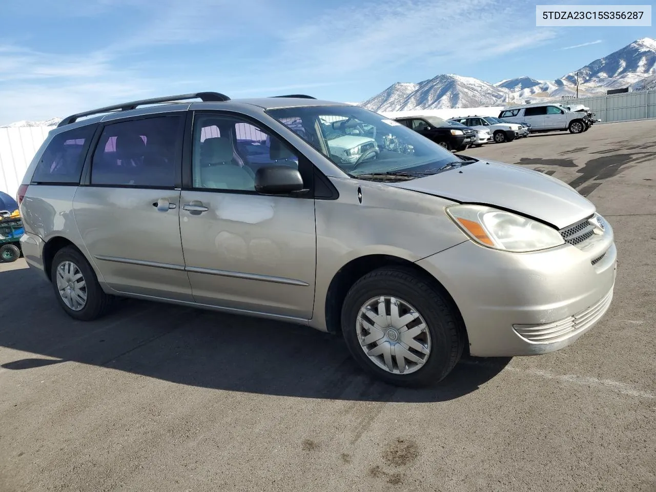 2005 Toyota Sienna Ce VIN: 5TDZA23C15S356287 Lot: 80489094