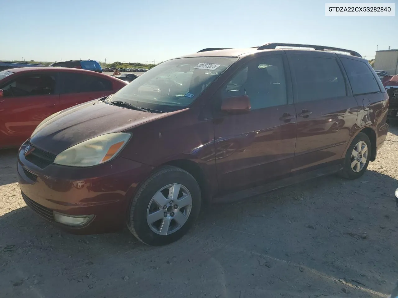 2005 Toyota Sienna Xle VIN: 5TDZA22CX5S282840 Lot: 80787264