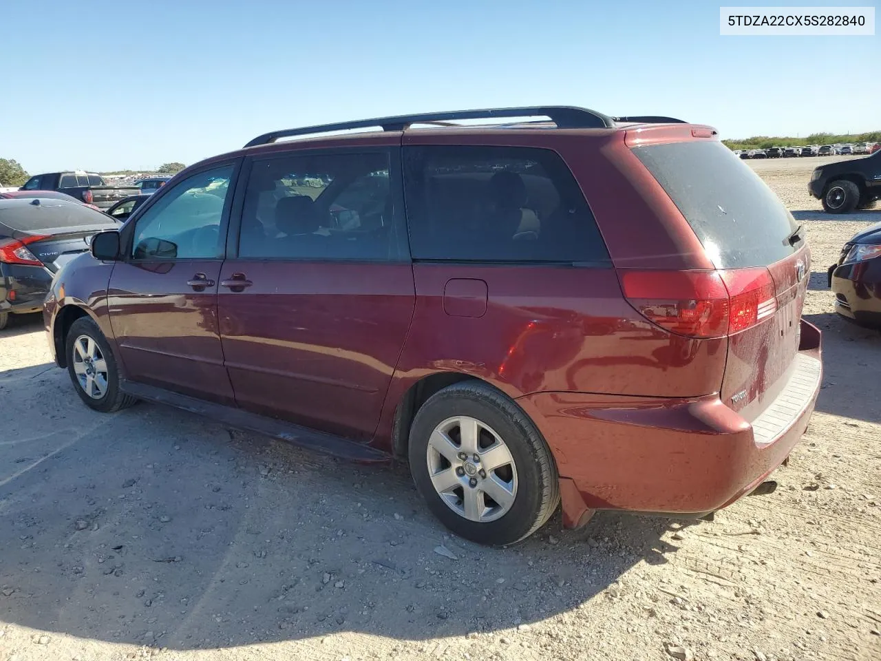 2005 Toyota Sienna Xle VIN: 5TDZA22CX5S282840 Lot: 80787264