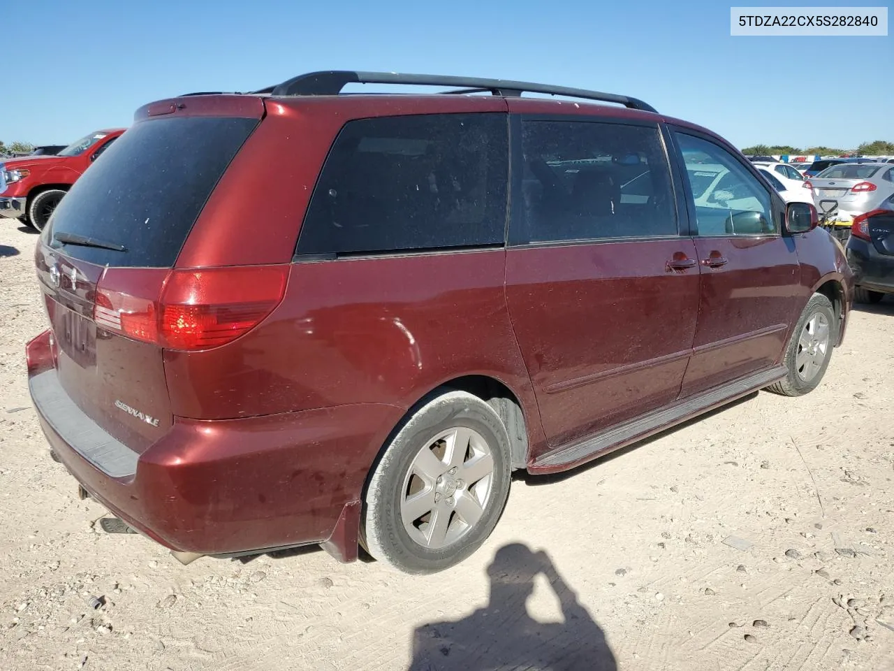 2005 Toyota Sienna Xle VIN: 5TDZA22CX5S282840 Lot: 80787264