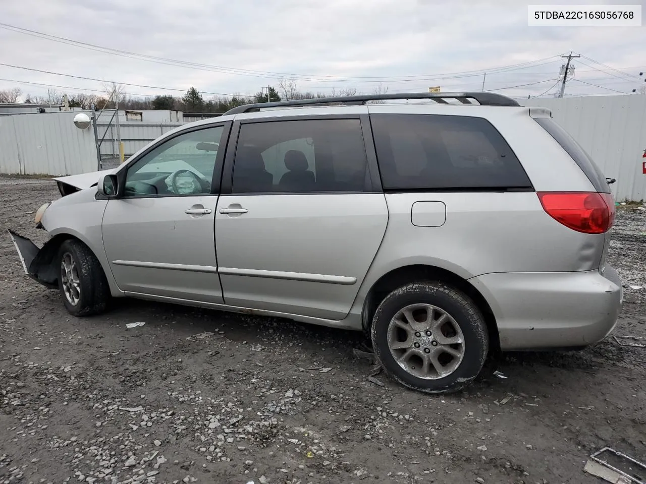 2006 Toyota Sienna Xle VIN: 5TDBA22C16S056768 Lot: 36887374