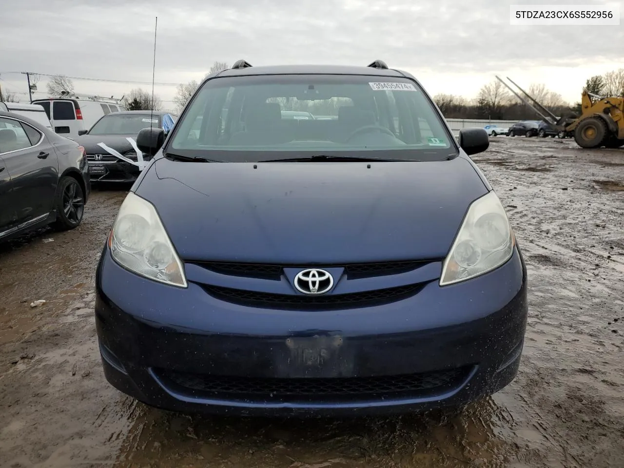 2006 Toyota Sienna Ce VIN: 5TDZA23CX6S552956 Lot: 39455474