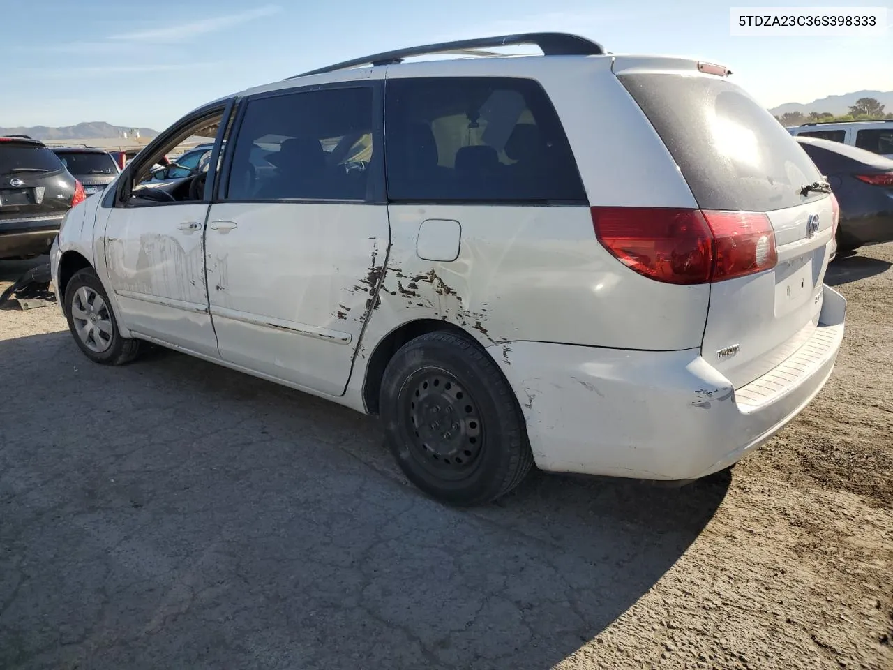 2006 Toyota Sienna Ce VIN: 5TDZA23C36S398333 Lot: 48604104