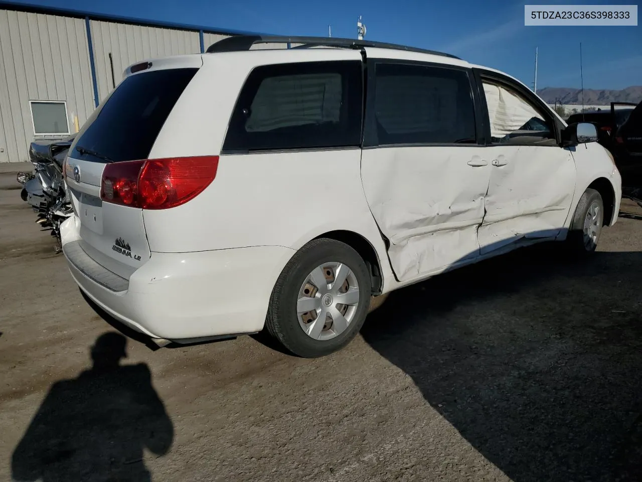 5TDZA23C36S398333 2006 Toyota Sienna Ce