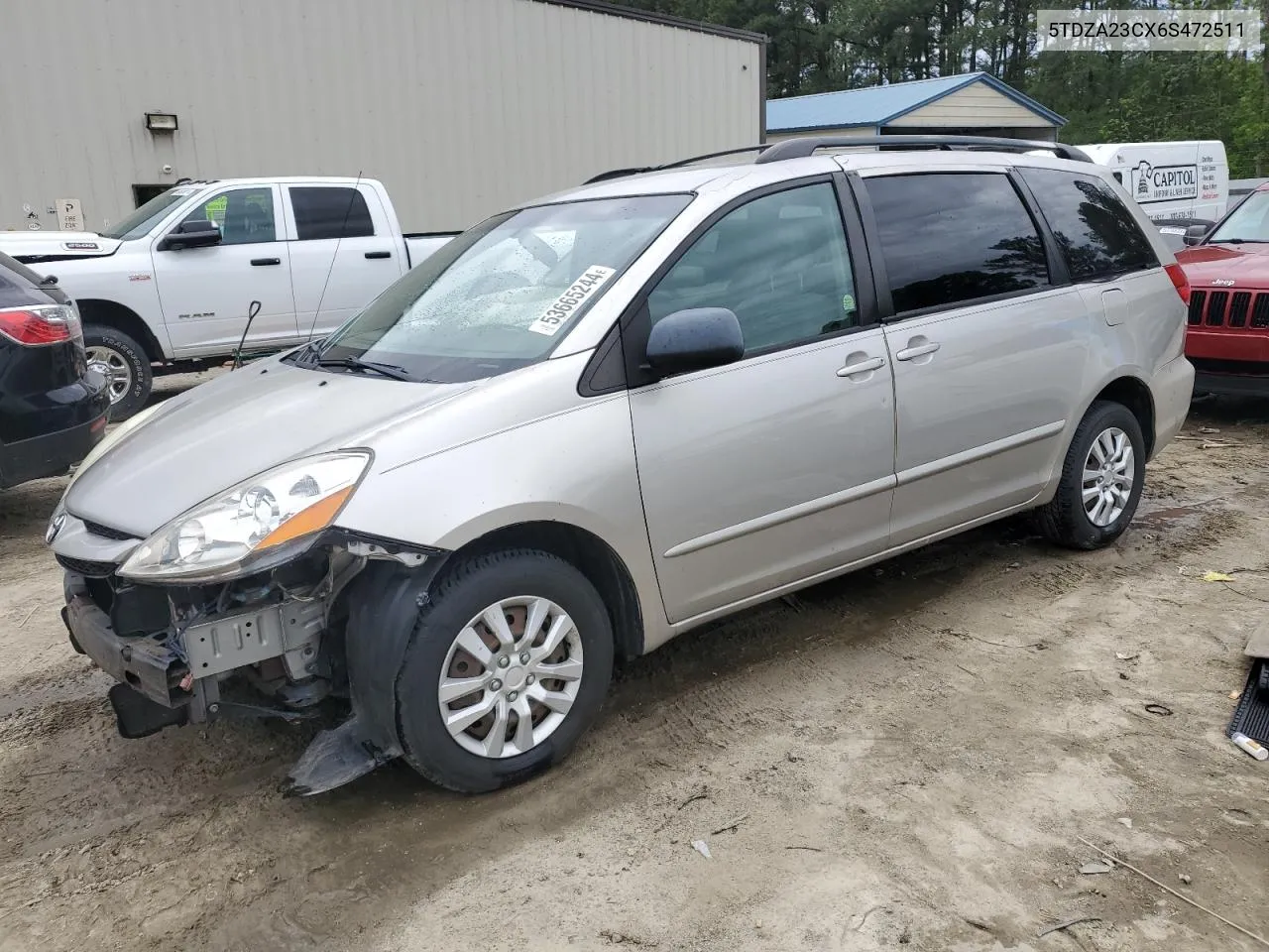 2006 Toyota Sienna Ce VIN: 5TDZA23CX6S472511 Lot: 53665244