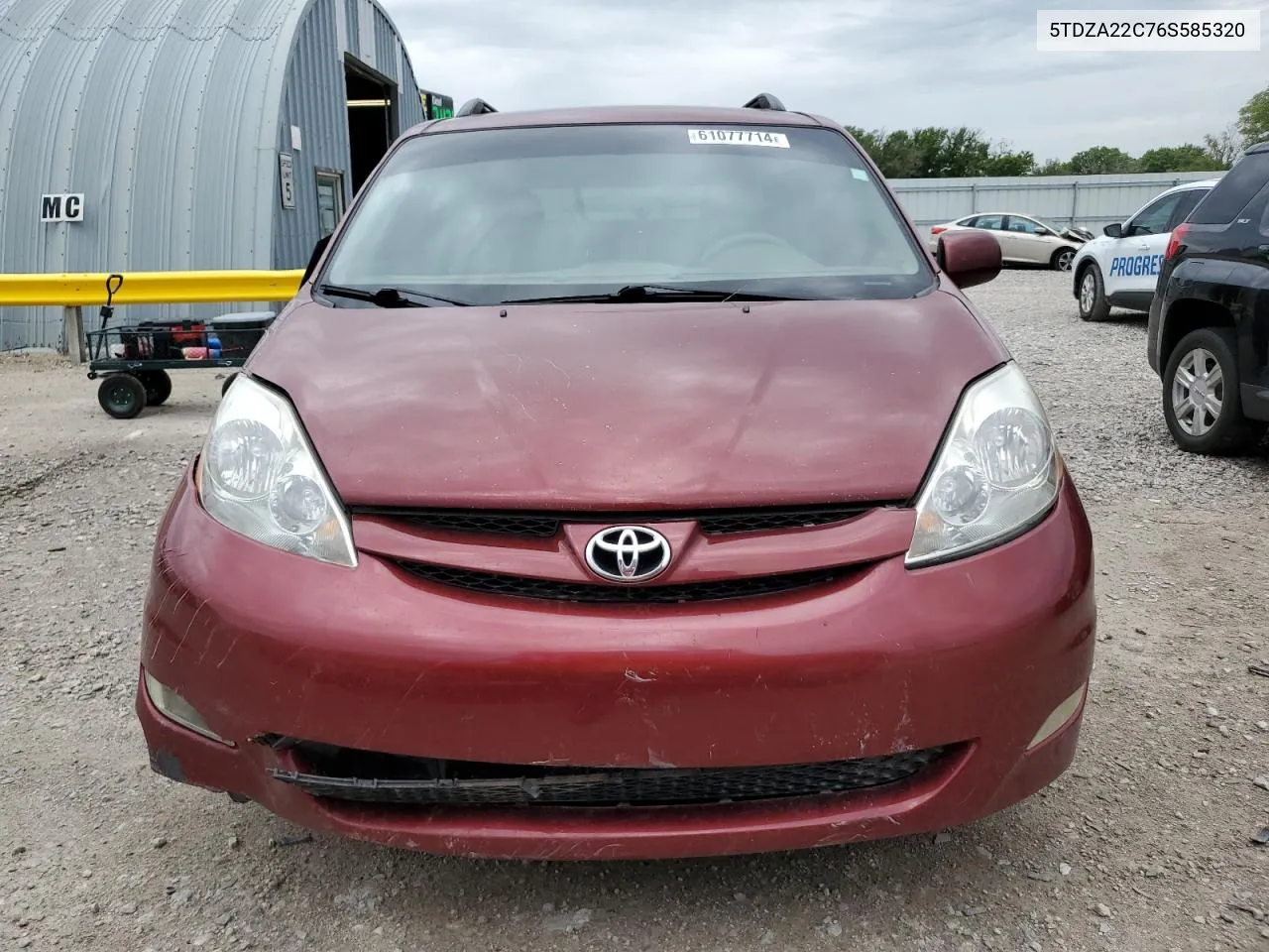 2006 Toyota Sienna Xle VIN: 5TDZA22C76S585320 Lot: 61077714