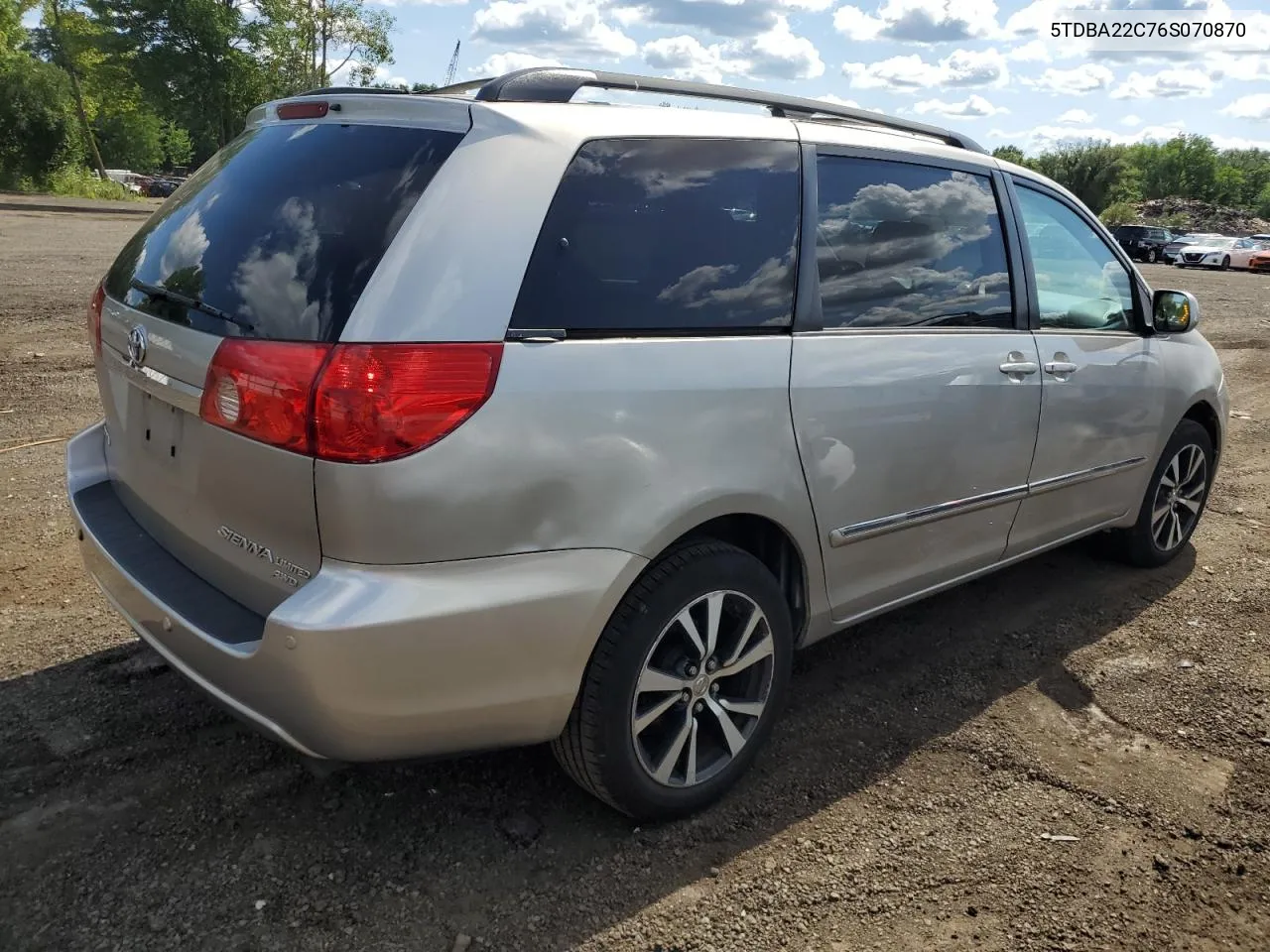 2006 Toyota Sienna Xle VIN: 5TDBA22C76S070870 Lot: 61496034