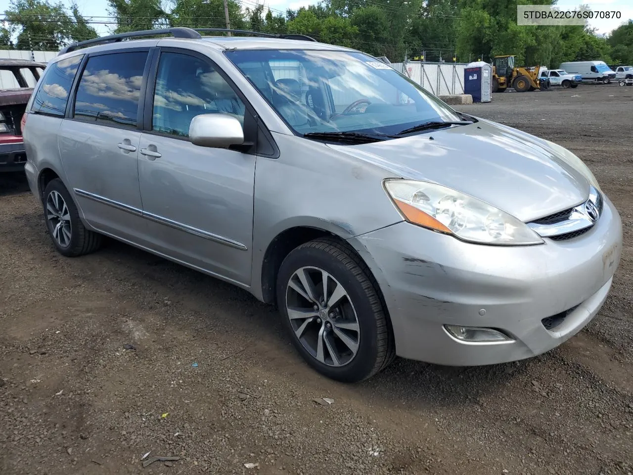 2006 Toyota Sienna Xle VIN: 5TDBA22C76S070870 Lot: 61496034