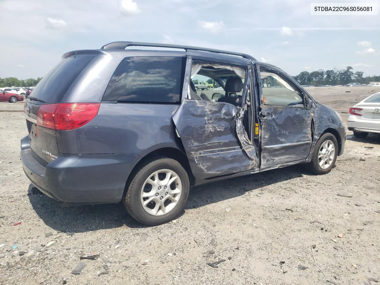 2006 Toyota Sienna Xle VIN: 5TDBA22C96S056081 Lot: 62415944