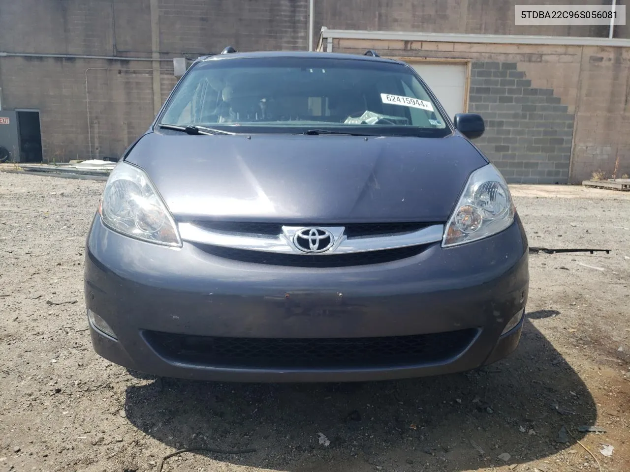 5TDBA22C96S056081 2006 Toyota Sienna Xle