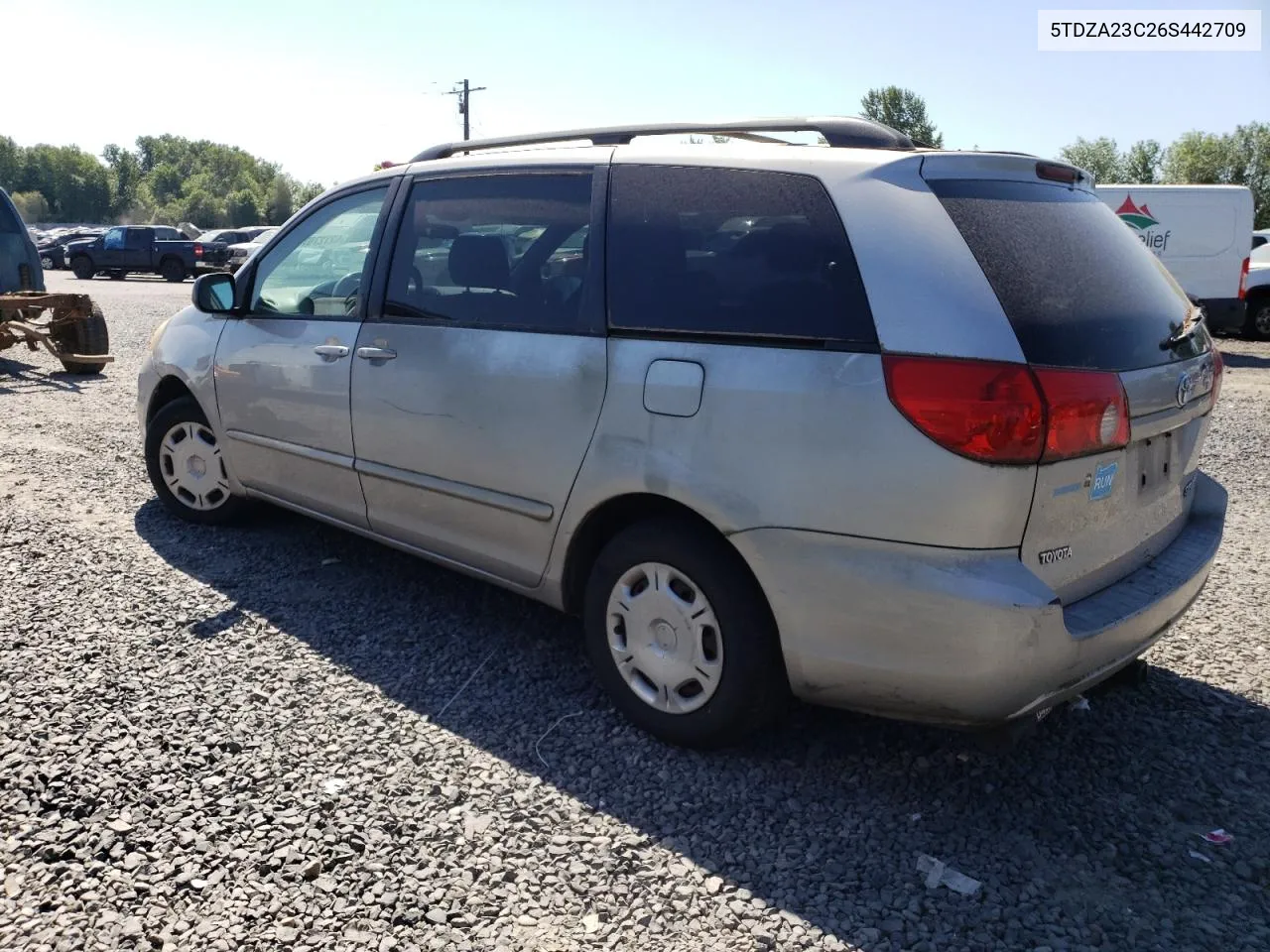 2006 Toyota Sienna Ce VIN: 5TDZA23C26S442709 Lot: 62727074