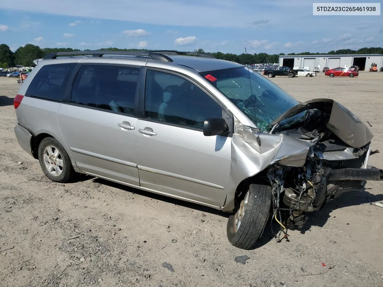 2006 Toyota Sienna Ce VIN: 5TDZA23C26S461938 Lot: 64591714