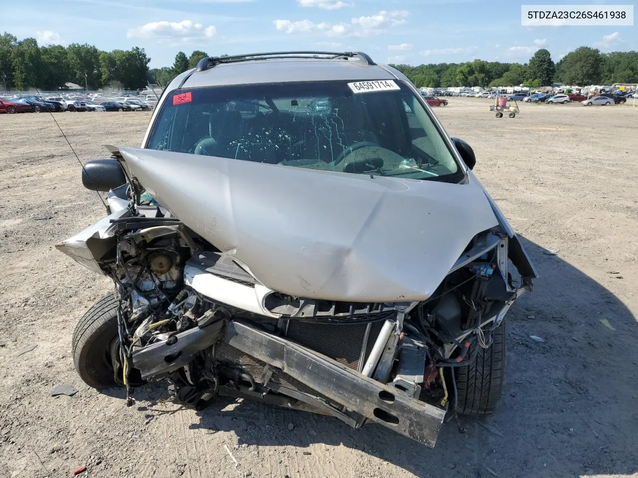 5TDZA23C26S461938 2006 Toyota Sienna Ce