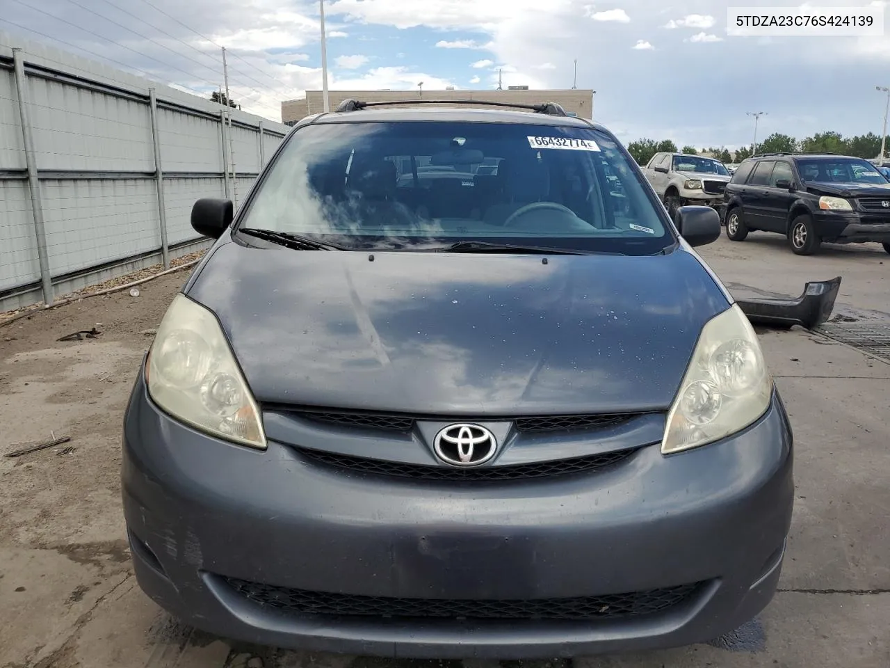 2006 Toyota Sienna Ce VIN: 5TDZA23C76S424139 Lot: 66432774