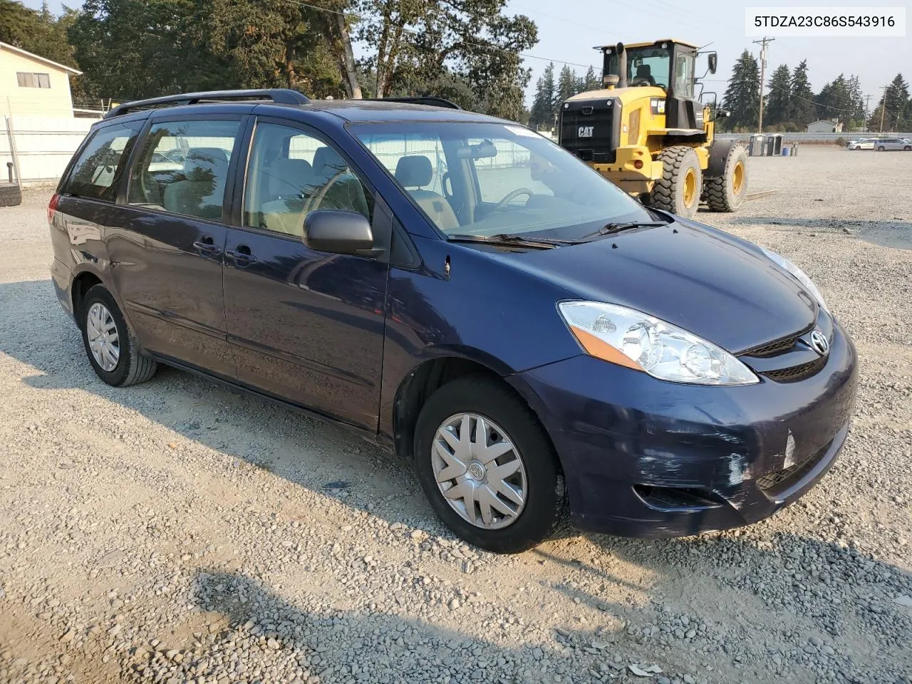 2006 Toyota Sienna Ce VIN: 5TDZA23C86S543916 Lot: 66779294