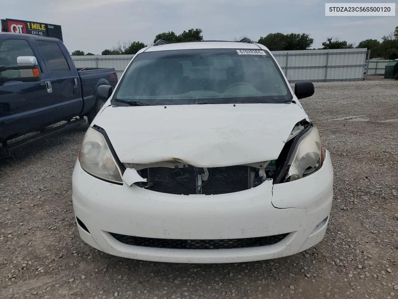 2006 Toyota Sienna Ce VIN: 5TDZA23C56S500120 Lot: 67028384