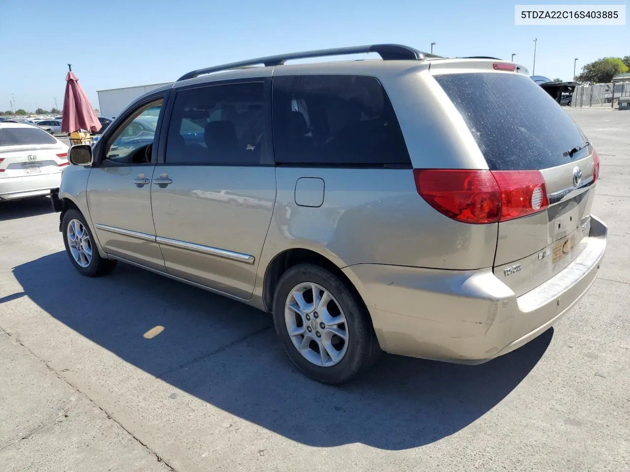 2006 Toyota Sienna Xle VIN: 5TDZA22C16S403885 Lot: 67105204