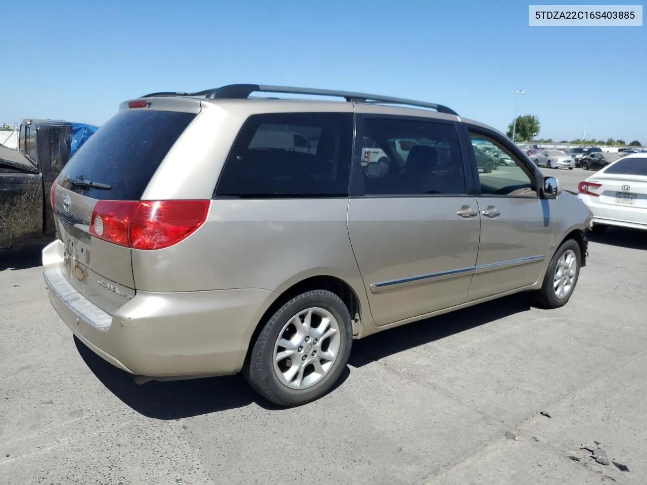 2006 Toyota Sienna Xle VIN: 5TDZA22C16S403885 Lot: 67105204