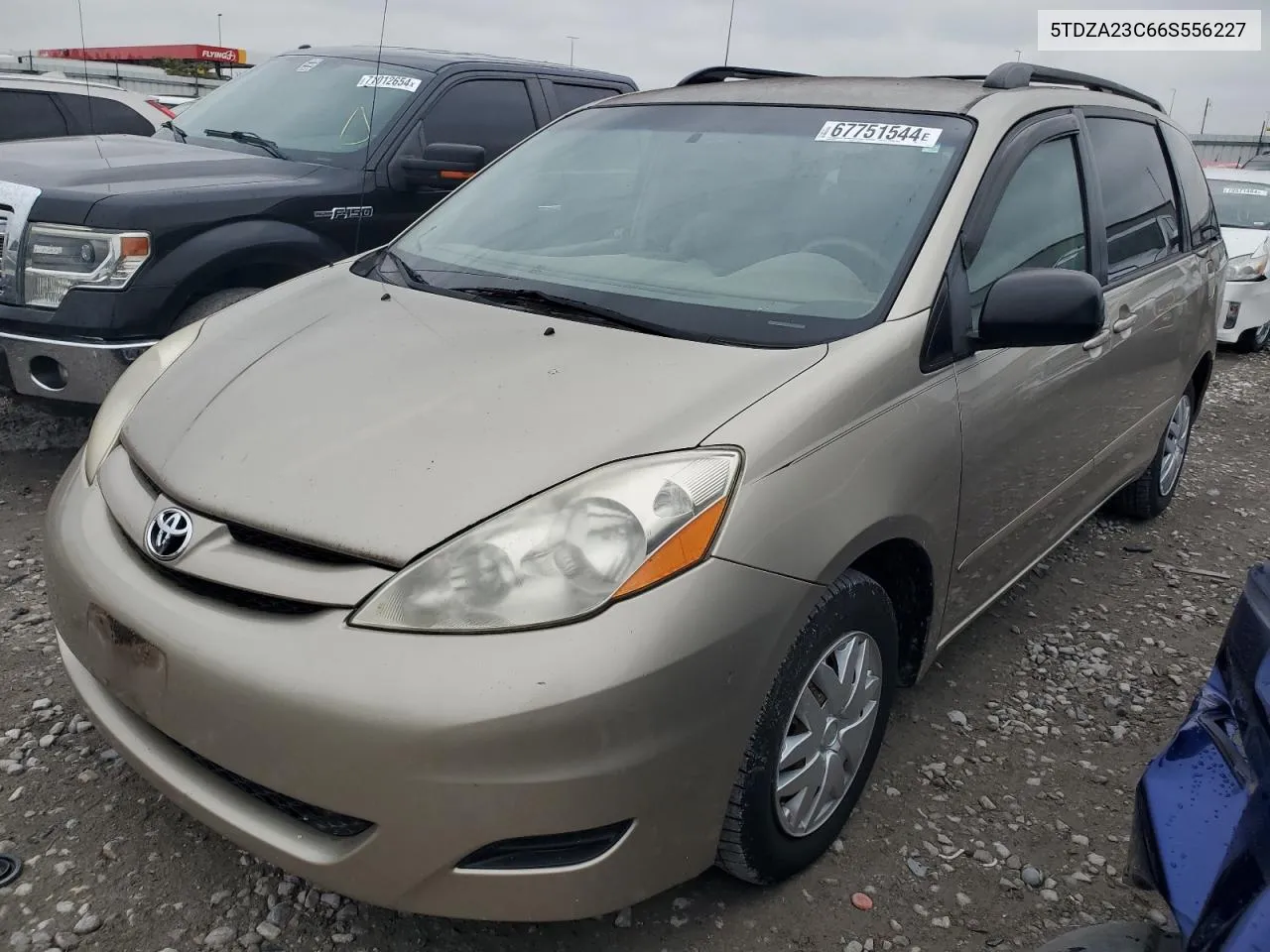 2006 Toyota Sienna Ce VIN: 5TDZA23C66S556227 Lot: 67751544