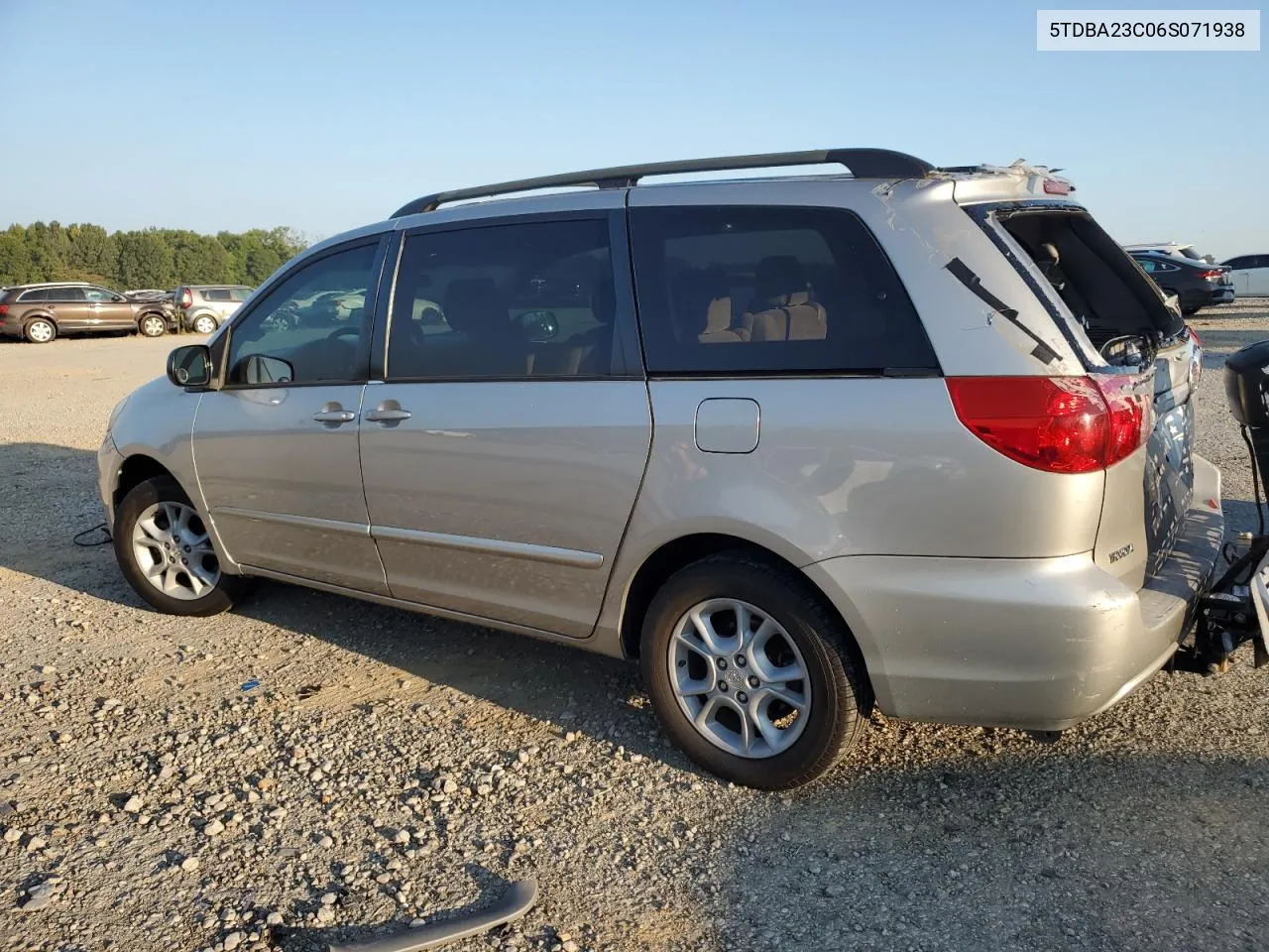 5TDBA23C06S071938 2006 Toyota Sienna Le