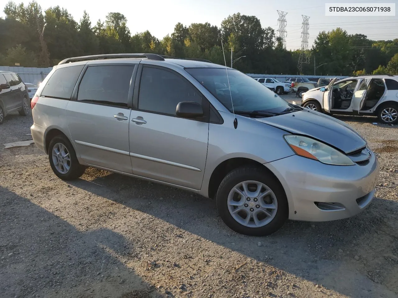 2006 Toyota Sienna Le VIN: 5TDBA23C06S071938 Lot: 68086614