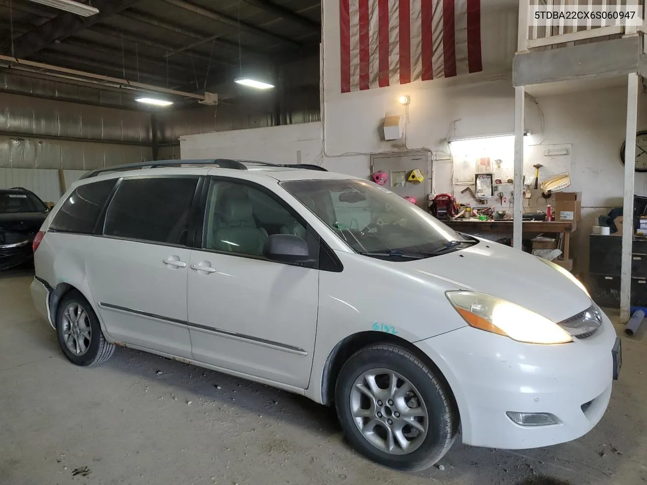 2006 Toyota Sienna Xle VIN: 5TDBA22CX6S060947 Lot: 68647564