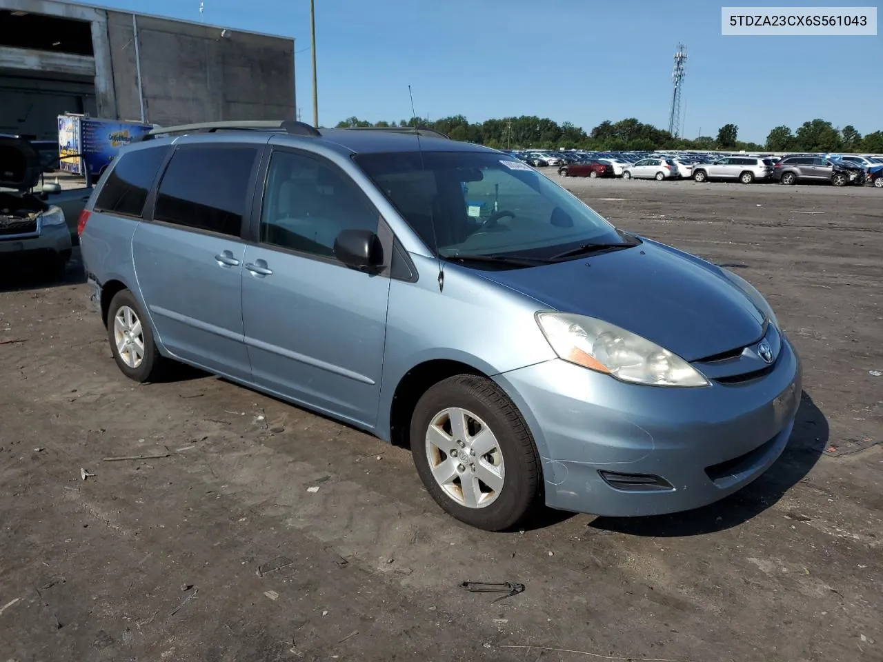 5TDZA23CX6S561043 2006 Toyota Sienna Ce