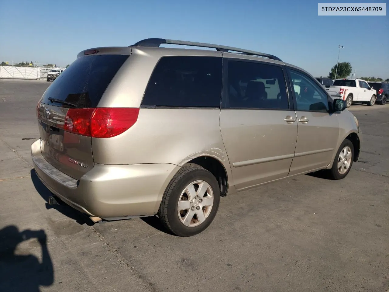 2006 Toyota Sienna Ce VIN: 5TDZA23CX6S448709 Lot: 69323244