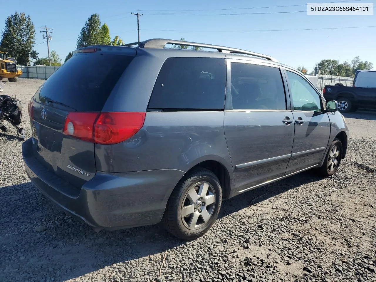 2006 Toyota Sienna Ce VIN: 5TDZA23C66S464101 Lot: 69442604